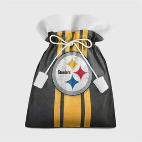 Подарочный 3D мешок с принтом Pittsburgh Steelers , 100% полиэстер | Размер: 29*39 см | 