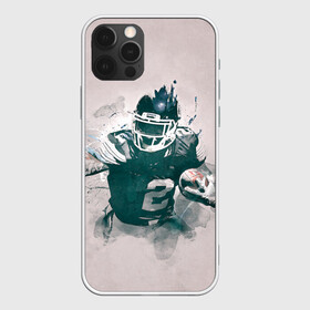 Чехол для iPhone 12 Pro с принтом Player number 2 , силикон | область печати: задняя сторона чехла, без боковых панелей | американский футбол | мяч | футбол
