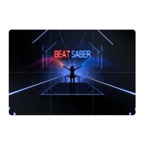 Магнитный плакат 3Х2 с принтом Beat Saber , Полимерный материал с магнитным слоем | 6 деталей размером 9*9 см | 3d | 3д | beat | saber | виртуальная | игра | реальность | ритм