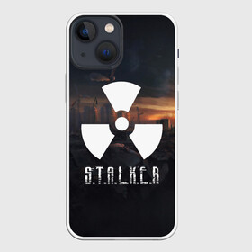 Чехол для iPhone 13 mini с принтом STALKER ,  |  | metro | s.t.a.l.k.e.r. | stalker | ukraina | зов припяти | игра | метро | мутант | пейзаж | припять | радиация | сталкер | сталкер 2 | украина | чернобыль