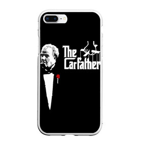 Чехол для iPhone 7Plus/8 Plus матовый с принтом The Carfather Top Gear , Силикон | Область печати: задняя сторона чехла, без боковых панелей | godfather | grand tour | jeremy clarkson | the carfather | top gear | авто | ведущий | гран тур | джереми кларксон | крёстный отец | топ гир