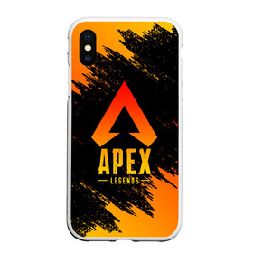 Чехол для iPhone XS Max матовый с принтом APEX LEGENDS , Силикон | Область печати: задняя сторона чехла, без боковых панелей | apex | apex legends | battle | battle royal | bloodhound | titanfall | wraith | апекс | апекс легендс | батл рояль | битва | война | каустик | королевская битва