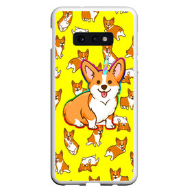 Чехол для Samsung S10E с принтом Corgi , Силикон | Область печати: задняя сторона чехла, без боковых панелей | corgi | dog | dogs | волшебство | единорог | корги | мило | радуга | собаки | собачки