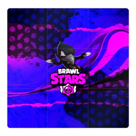 Магнитный плакат 3Х3 с принтом BRAWL STARS CROW. , Полимерный материал с магнитным слоем | 9 деталей размером 9*9 см | 8 bit | bibi | brawl stars | brock | bull | crow | dinomike | el primo | leon | mobile game | nita | poko | ricochet | stars | tara | бравл старс | ворон | леон | мобильные игры