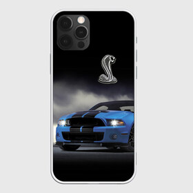 Чехол для iPhone 12 Pro Max с принтом Shelby , Силикон |  | Тематика изображения на принте: car | cobra | motorsport | mustang | power | race | snake | usa | автомобиль | автоспорт | гонка | змея | кобра | мощь | мустанг | сша