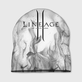 Шапка 3D с принтом LINEAGE 2. , 100% полиэстер | универсальный размер, печать по всей поверхности изделия | armor | characters | erak note | kim sung hwan | lineage | lineage 2 | lineage antharas | lineage eternal | minimalism | shield | twilight resistance | warrior | персонажи