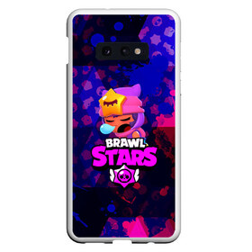 Чехол для Samsung S10E с принтом BRAWL STARSСЭНДИ , Силикон | Область печати: задняя сторона чехла, без боковых панелей | Тематика изображения на принте: 8 bit | bibi | brawl stars | brock | bull | crow | dinomike | el primo | leon | mobile game | nita | poko | ricochet | stars | tara | бравл старс | ворон | леон | мобильные игры