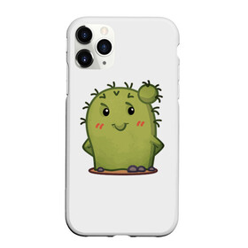 Чехол для iPhone 11 Pro матовый с принтом кактус , Силикон |  | emoji рисунок | kaktus | кактус | кактусик | смайл | стикер | эмоджи