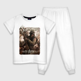 Детская пижама хлопок с принтом Sabaton The Last stand , 100% хлопок |  брюки и футболка прямого кроя, без карманов, на брюках мягкая резинка на поясе и по низу штанин
 | sabaton | металл | музыка | рок