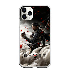 Чехол для iPhone 11 Pro матовый с принтом Ghost of Tsushima , Силикон |  | action | adventure | game | ghost | japan | samurai | tsushima | игра | призрак | приключение | самурай | тень | цусима | экшн | япония