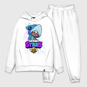 Мужской костюм хлопок OVERSIZE с принтом Brawl Stars LEON SHARK ,  |  | brawl | brawl stars | crow | leon | sally | shark | stars | акула | бравл | бравл старс | браво старс | игра | компьютерная | кров | леон | леон акула | онлайн | старс | шарк