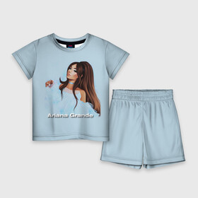 Детский костюм с шортами 3D с принтом Ariana Grande (Ариана Гранде) ,  |  | ariana grande | актриса | американская певица | ариана | ариана гранде | гранде | девушка | музыка | певица | песни | продюсер