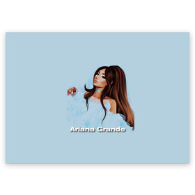 Поздравительная открытка с принтом Ariana Grande (Ариана Гранде) , 100% бумага | плотность бумаги 280 г/м2, матовая, на обратной стороне линовка и место для марки
 | ariana grande | актриса | американская певица | ариана | ариана гранде | гранде | девушка | музыка | певица | песни | продюсер