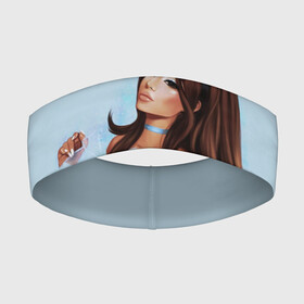 Повязка на голову 3D с принтом Ariana Grande (Ариана Гранде) ,  |  | ariana grande | актриса | американская певица | ариана | ариана гранде | гранде | девушка | музыка | певица | песни | продюсер