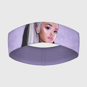 Повязка на голову 3D с принтом Ariana Grande (Ариана Гранде) ,  |  | ariana grande | актриса | американская певица | ариана | ариана гранде | гранде | девушка | музыка | певица | песни | продюсер