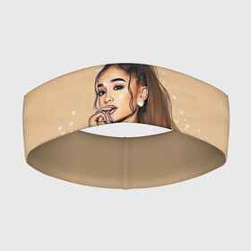 Повязка на голову 3D с принтом Ariana Grande (Ариана Гранде) ,  |  | ariana grande | актриса | американская певица | ариана | ариана гранде | гранде | девушка | музыка | певица | песни | продюсер