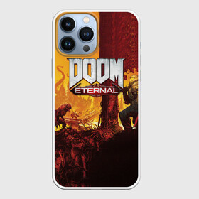 Чехол для iPhone 13 Pro Max с принтом DOOM eternal 2020 ,  |  | Тематика изображения на принте: 2020 | dom | doom | eternal | fortnite | pubg | дом | дум | дуум | пабг | пубг | фортнайт