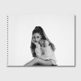 Альбом для рисования с принтом Ariana Grande (Ариана Гранде) , 100% бумага
 | матовая бумага, плотность 200 мг. | ariana grande | актриса | американская певица | ариана | ариана гранде | гранде | девушка | музыка | певица | песни | продюсер