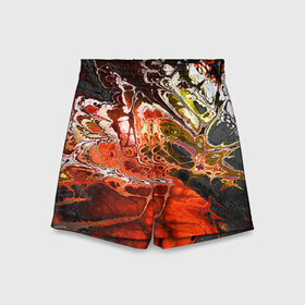 Детские спортивные шорты 3D с принтом Nu abstracts art ,  100% полиэстер
 | пояс оформлен широкой мягкой резинкой, ткань тянется
 | abstract | art | digital | horror | абстракция | арт | фрактал | хоррор | цифровой