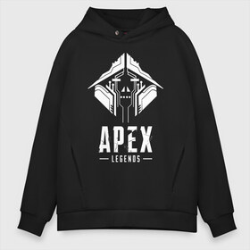 Мужское худи Oversize хлопок с принтом APEX LEGENDS CRYPTO , френч-терри — 70% хлопок, 30% полиэстер. Мягкий теплый начес внутри —100% хлопок | боковые карманы, эластичные манжеты и нижняя кромка, капюшон на магнитной кнопке | apex | apex legends | legend | legends. | апекс игра | апекс легенд | апекс легендc