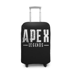 Чехол для чемодана 3D с принтом Apex Legends , 86% полиэфир, 14% спандекс | двустороннее нанесение принта, прорези для ручек и колес | apex | game | legends | titanfall | апекс | апекс легендс | игра | легендс | шутер