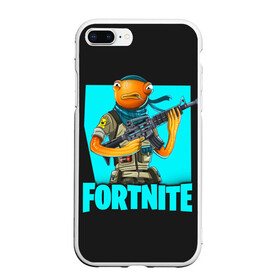 Чехол для iPhone 7Plus/8 Plus матовый с принтом Fortnite , Силикон | Область печати: задняя сторона чехла, без боковых панелей | battle | fortnite | funny | kills | royale | save | season | the | twitch | world | битва | борьба | зомби | королевская | оружие | скины | стратегия | фортнайт