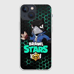 Чехол для iPhone 13 mini с принтом BRAWL STARS CROW ,  |  | bibi | brawl stars | crow | el brown | leon | leon shark | max | sally leon | shark | stars | акула | биби | ворон | леон