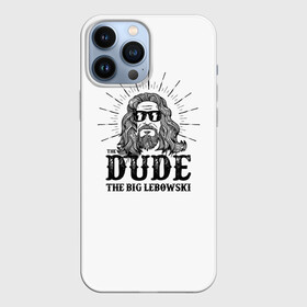 Чехол для iPhone 13 Pro Max с принтом The Big Lebowski ,  |  | Тематика изображения на принте: criminal | dude | gangster | the big lebowski | the jesus rolls | большой лебовски | броски хесуса | гангстер | криминал | фильм | чувак