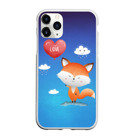 Чехол для iPhone 11 Pro матовый с принтом Милый лисенок , Силикон |  | fox | венок | животные | лиса | лисенок | лисичка | полевые цветы | полынь | рисунок | ромашки | стикер | цветы