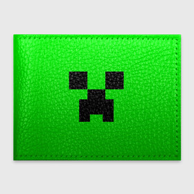 Обложка для студенческого билета с принтом MINECRAFT CREEPER | КРИПЕР , натуральная кожа | Размер: 11*8 см; Печать на всей внешней стороне | Тематика изображения на принте: block | criper | cube | minecraft | pixel | блок | геометрия | крафт | крипер | кубики | майнкрафт | пиксели