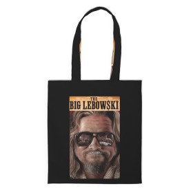 Сумка 3D повседневная с принтом The Big Lebowski , 100% полиэстер | Плотность: 200 г/м2; Размер: 34×35 см; Высота лямок: 30 см | big | lebowski | the | большой | кинофильм | лебовски