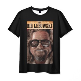 Мужская футболка 3D с принтом The Big Lebowski , 100% полиэфир | прямой крой, круглый вырез горловины, длина до линии бедер | big | lebowski | the | большой | кинофильм | лебовски