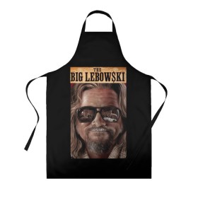 Фартук 3D с принтом The Big Lebowski , 100% полиэстер | общий размер — 65 х 85 см, ширина нагрудника — 26 см, горловина — 53 см, длина завязок — 54 см, общий обхват в поясе — 173 см. Принт на завязках и на горловине наносится с двух сторон, на основной части фартука — только с внешней стороны | big | lebowski | the | большой | кинофильм | лебовски