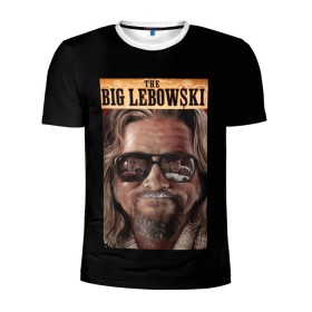 Мужская футболка 3D спортивная с принтом The Big Lebowski , 100% полиэстер с улучшенными характеристиками | приталенный силуэт, круглая горловина, широкие плечи, сужается к линии бедра | big | lebowski | the | большой | кинофильм | лебовски