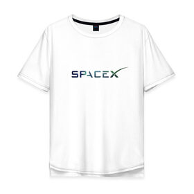Мужская футболка хлопок Oversize с принтом SpaceX , 100% хлопок | свободный крой, круглый ворот, “спинка” длиннее передней части | space | spacex | tesla | астрономия | илон маск | космонавт | космос | прикольная надпись | спэйс икс