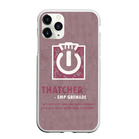 Чехол для iPhone 11 Pro матовый с принтом Thatcher , Силикон |  | art | game | logo | rainbow | shooter | siege | six | thatcher | ubisoft | арт | игра | игры | компьютерные | лого | оперативник | осада | персонаж | радуга 6 | тетчер | шутер