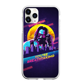 Чехол для iPhone 11 Pro Max матовый с принтом You Are Breathtaking! , Силикон |  | breathtaking | cyber | cyberpunk | cyberpunk2077 | keanu reeves | киану | киану ривз | киберпанк | киберпанк 2077 | ретро | ривз