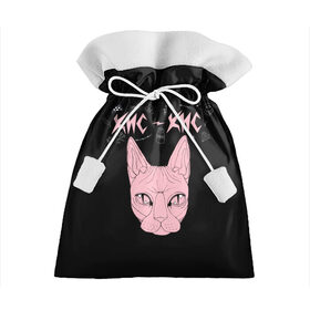 Подарочный 3D мешок с принтом Кис-Кис , 100% полиэстер | Размер: 29*39 см | punk | punk rock | rock | алина олешева | кис | кис кис | кокос | панк | панк рок | рок | софья сомусева | хмурый