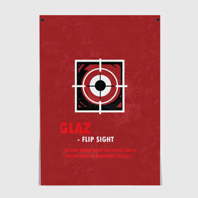 Постер с принтом Glaz (R6s) , 100% бумага
 | бумага, плотность 150 мг. Матовая, но за счет высокого коэффициента гладкости имеет небольшой блеск и дает на свету блики, но в отличии от глянцевой бумаги не покрыта лаком | art | game | glaz | logo | rainbow | shooter | siege | six | ubisoft | арт | глаз | игра | игры | компьютерные | лого | оперативник | осада | персонаж | радуга 6 | шутер