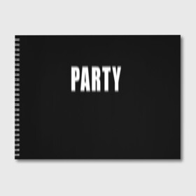 Альбом для рисования с принтом Hard PARTY , 100% бумага
 | матовая бумага, плотность 200 мг. | Тематика изображения на принте: hard party | party | pati | вечеринка | как у томби | пати | хард пати | что было дальше