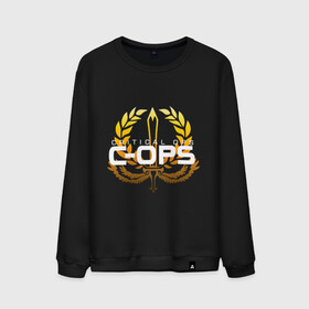 Мужской свитшот хлопок с принтом CRITICAL OPS (C-OPS). , 100% хлопок |  | c ops | critical ops | cs go | esport | fbi | free fire | game | ops | swat | игра | к опс | киберспорт | критикал | критикал опс | критические операции | опс | сват | фбр | экшен