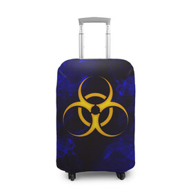 Чехол для чемодана 3D с принтом BIOHAZARD , 86% полиэфир, 14% спандекс | двустороннее нанесение принта, прорези для ручек и колес | biohazard | radiation | re | re3 | residenr evil | toxic | virusвирус | world war z | биохазард | обитель зла | радиация | токсик | эпидемия