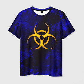Мужская футболка 3D с принтом BIOHAZARD , 100% полиэфир | прямой крой, круглый вырез горловины, длина до линии бедер | biohazard | radiation | re | re3 | residenr evil | toxic | virusвирус | world war z | биохазард | обитель зла | радиация | токсик | эпидемия