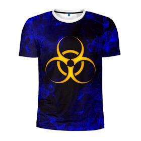 Мужская футболка 3D спортивная с принтом BIOHAZARD , 100% полиэстер с улучшенными характеристиками | приталенный силуэт, круглая горловина, широкие плечи, сужается к линии бедра | biohazard | radiation | re | re3 | residenr evil | toxic | virusвирус | world war z | биохазард | обитель зла | радиация | токсик | эпидемия