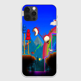 Чехол для iPhone 12 Pro Max с принтом TERRARIA GAME , Силикон |  | Тематика изображения на принте: game | pixel | terraria | игра | пиксель | террариа