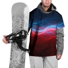 Накидка на куртку 3D с принтом Огонь и лёд , 100% полиэстер |  | fire | texture | абстракция | граффити | краски | лед | линии | огонь | огонь и лед | текстура | уличный стиль | яркая