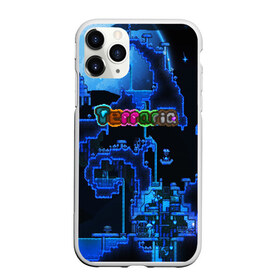 Чехол для iPhone 11 Pro матовый с принтом Terraria , Силикон |  | game | pixel | terraria | игра | пиксель | террариа