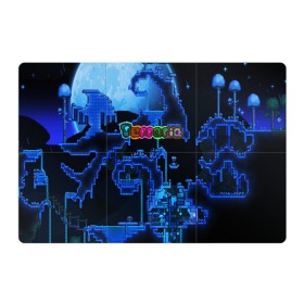 Магнитный плакат 3Х2 с принтом Terraria , Полимерный материал с магнитным слоем | 6 деталей размером 9*9 см | Тематика изображения на принте: game | pixel | terraria | игра | пиксель | террариа