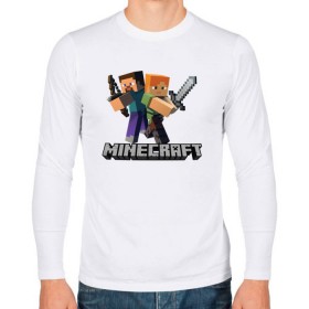 Мужской лонгслив хлопок с принтом MINECRAFT , 100% хлопок |  | Тематика изображения на принте: block | creeper | cube | minecraft | pixel | блок | геометрия | крафт | крипер | кубики | майнкрафт | пиксели