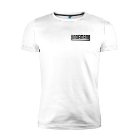 Мужская футболка премиум с принтом LINDEMANN , 92% хлопок, 8% лайкра | приталенный силуэт, круглый вырез ворота, длина до линии бедра, короткий рукав | lindemann | lm | rock | кристиан лоренц | линдеманн | лм | музыка | рок | тилль линдеманн